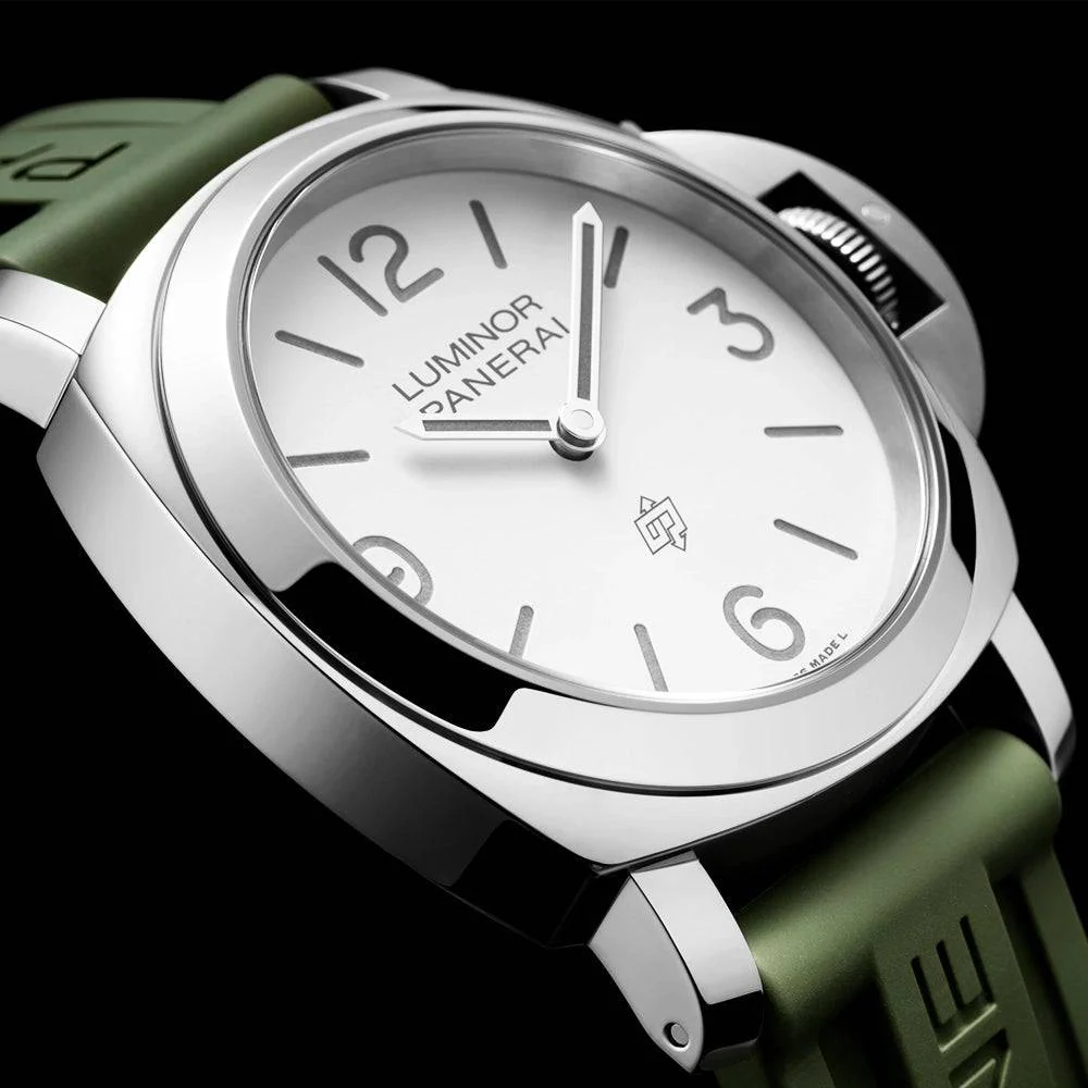 Luminor Base Logo 44mm White Dial Men's Watch - Image 2