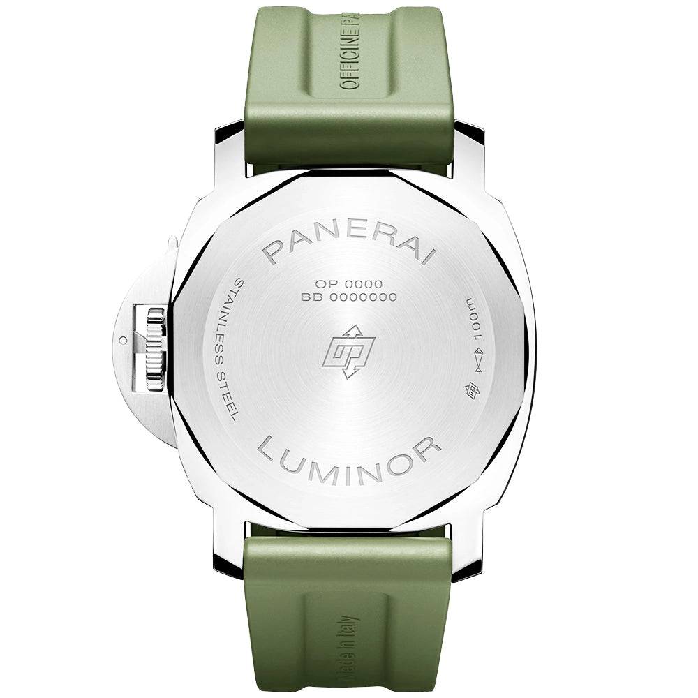 Luminor Base Logo 44mm White Dial Men's Watch - Image 4