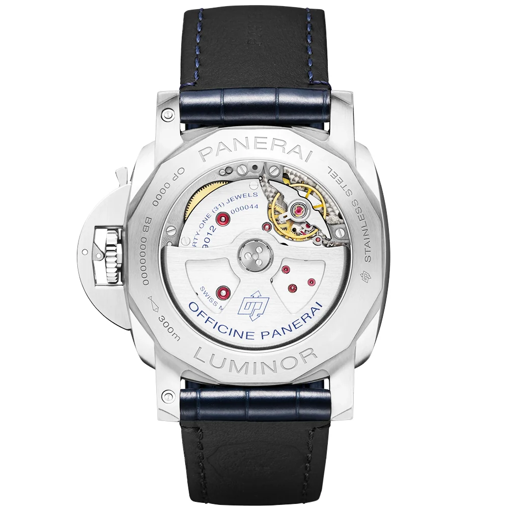 Luminor BiTempo 44mm Blue Dial Automatic Strap Watch - Image 5