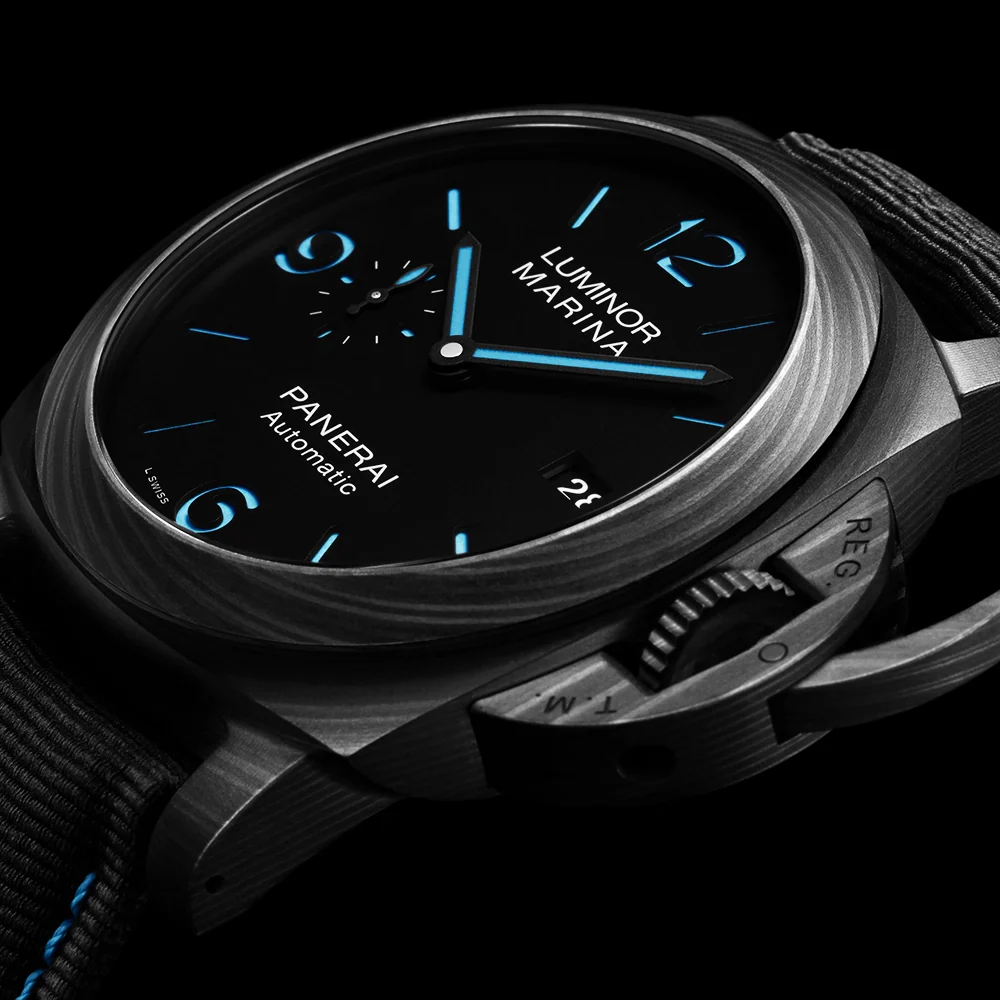 Luminor Marina Carbotech 44mm Matte Black Dial Automatic Watch - Image 3