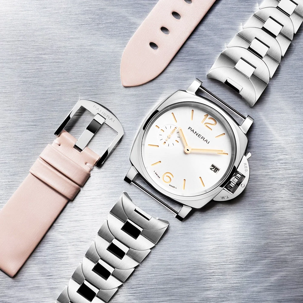 Luminor Due 38mm Silver Dial Automatic Bracelet Watch - Image 2