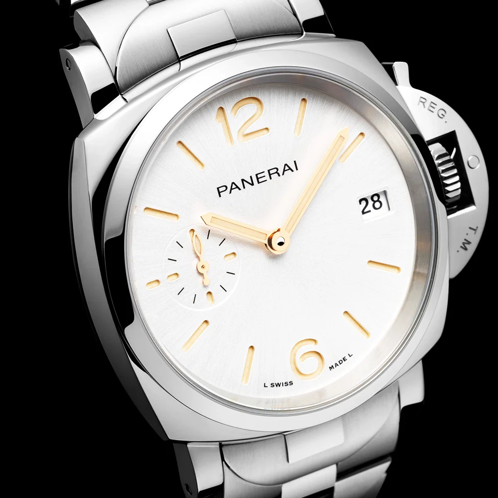 Luminor Due 38mm Silver Dial Automatic Bracelet Watch - Image 3