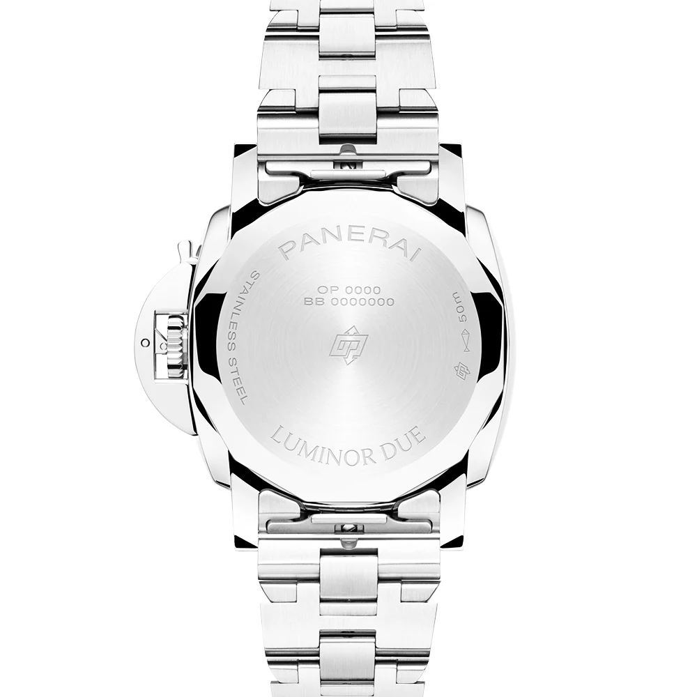 Luminor Due 38mm Silver Dial Automatic Bracelet Watch - Image 4