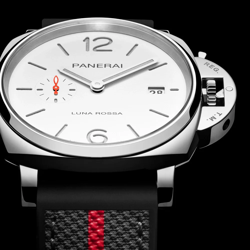 Luminor Due 42mm Luna Rossa Edition White Dial Mens Watch - Image 3