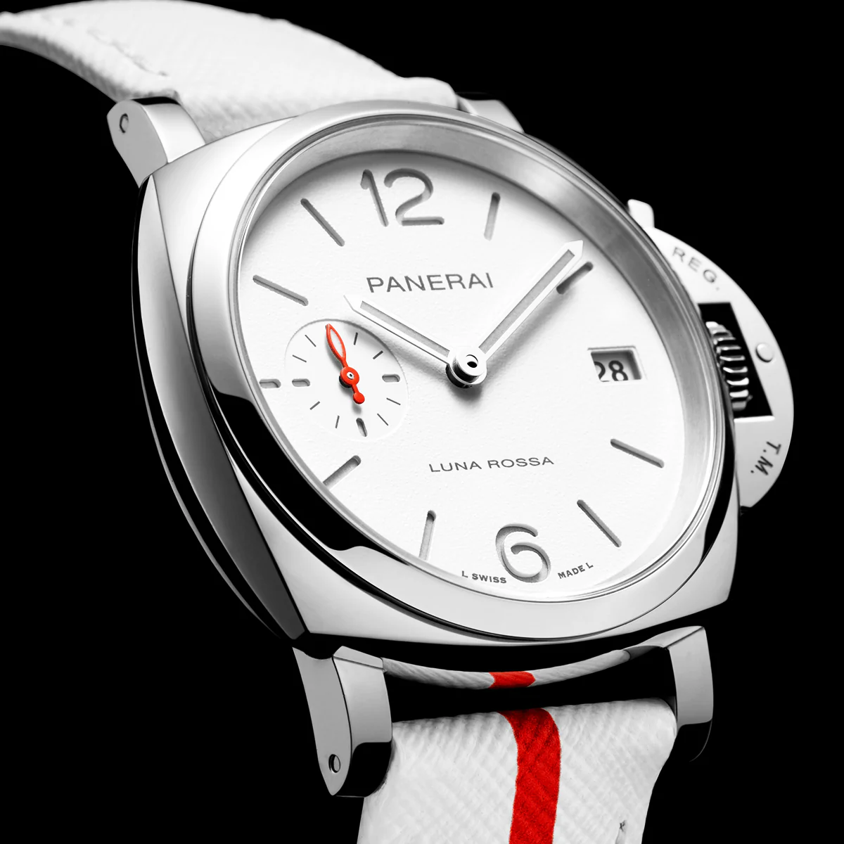 Luminor Due 38mm White Dial Luna Rossa Edition Watch - Image 2