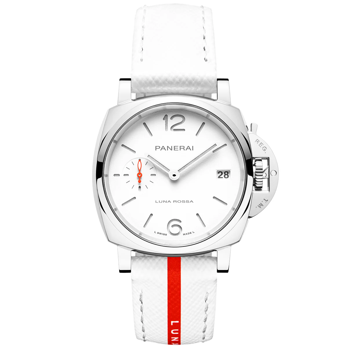 Luminor Due 38mm White Dial Luna Rossa Edition Watch - Image 3