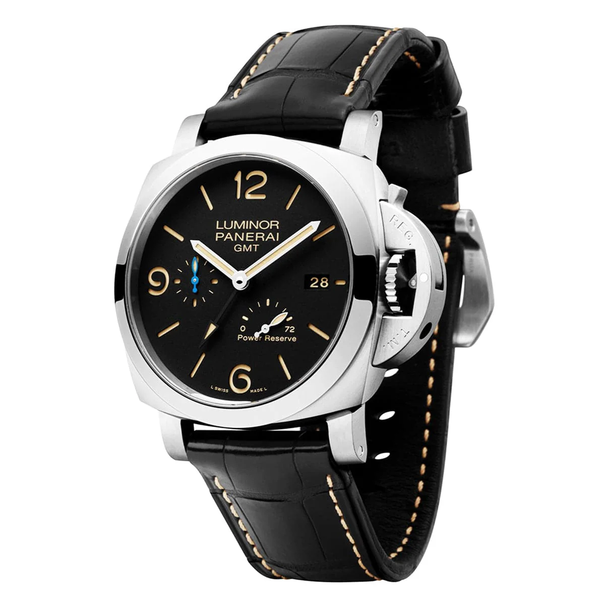 Luminor GMT 44mm Black Dial Men's Automatic Watch - Image 2
