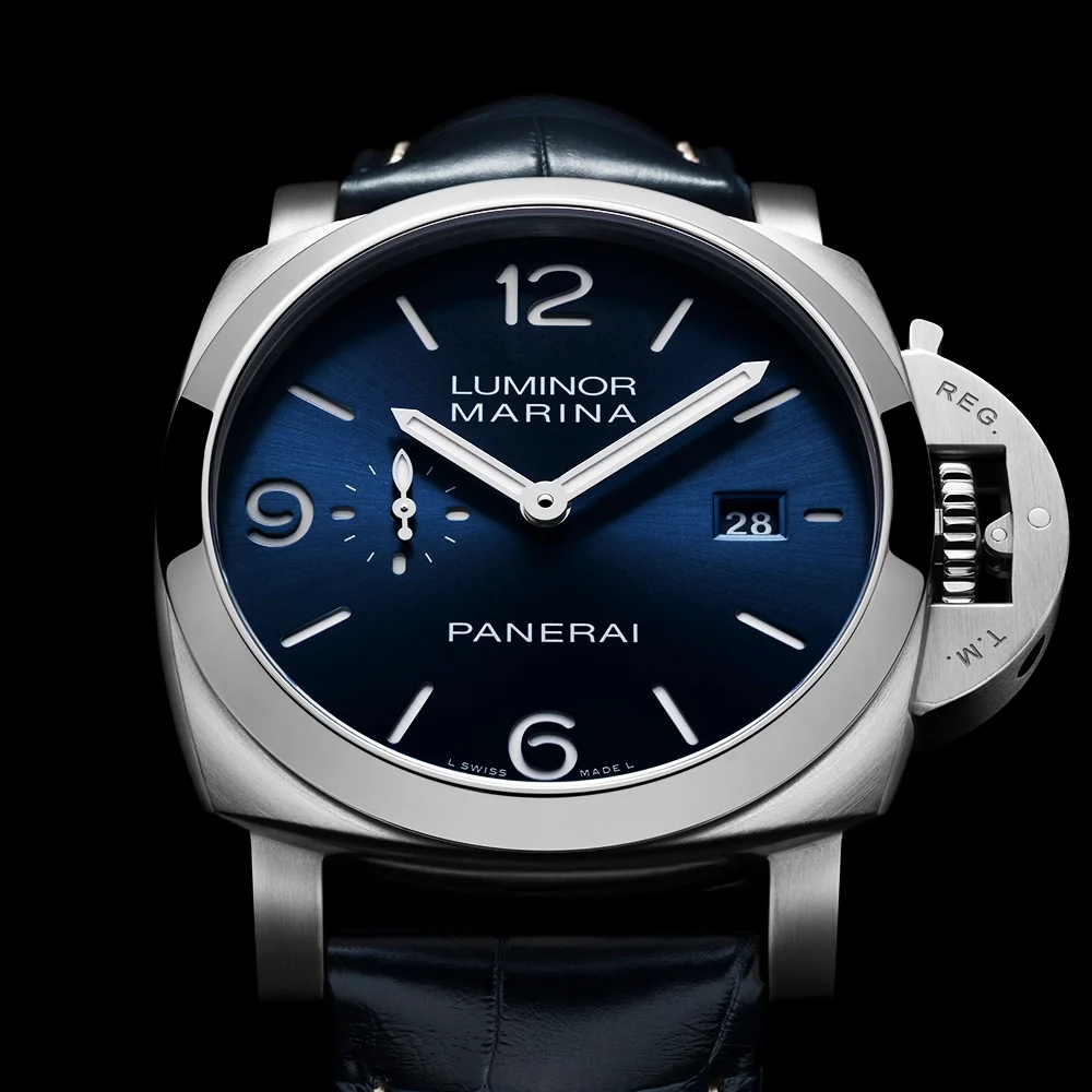 Luminor Marina Steel Blue Dial 44mm Automatic Strap Watch - Image 2