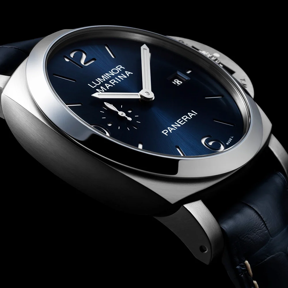 Luminor Marina Steel Blue Dial 44mm Automatic Strap Watch - Image 4