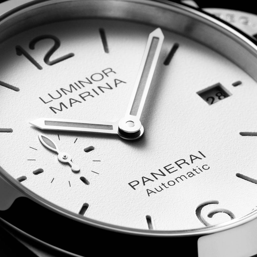Luminor Marina Quaranta 40mm White Dial Automatic Strap Watch - Image 2