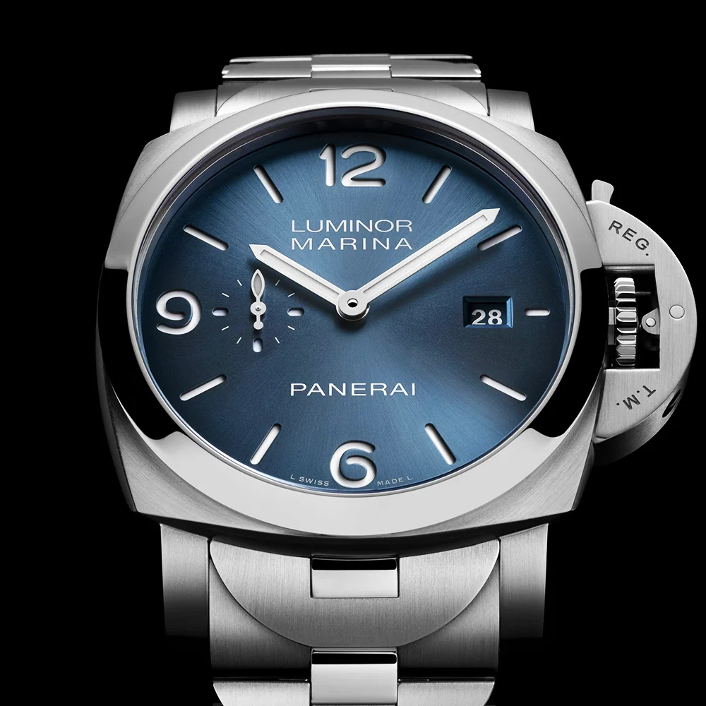 Luminor Marina Steel Blue Dial 44mm Automatic Bracelet Watch - Image 2