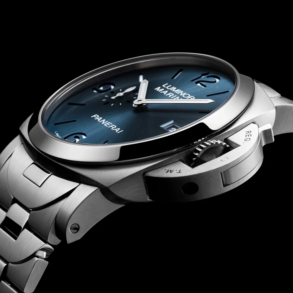 Luminor Marina Steel Blue Dial 44mm Automatic Bracelet Watch - Image 4
