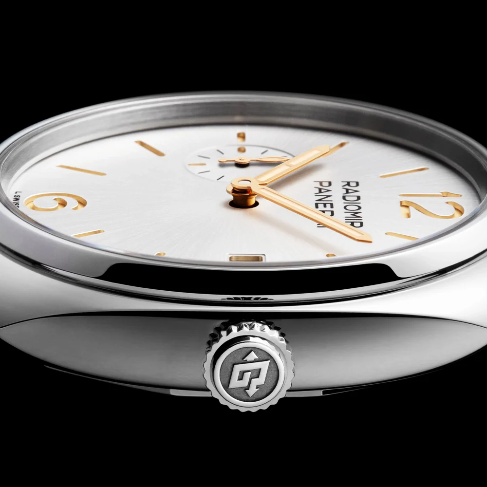 Radiomir Quaranta 40mm White/Gold Dial Automatic Strap Watch - Image 4