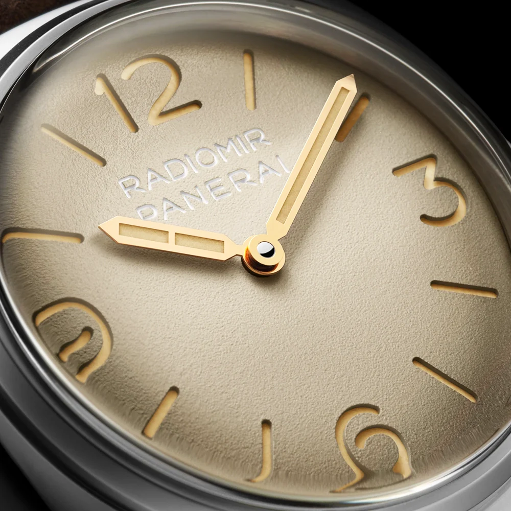Radiomir Tre Giorni 45mm Beige Dial Mens Manual-Wind Watch - Image 2