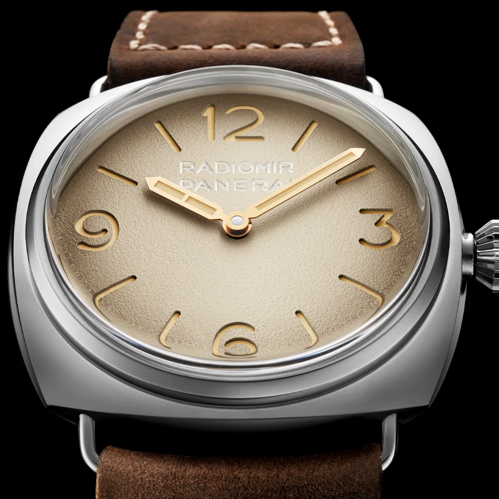 Radiomir Tre Giorni 45mm Beige Dial Mens Manual-Wind Watch - Image 3