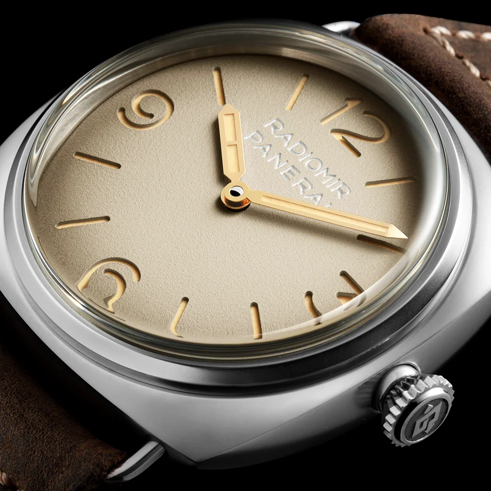 Radiomir Tre Giorni 45mm Beige Dial Mens Manual-Wind Watch - Image 4