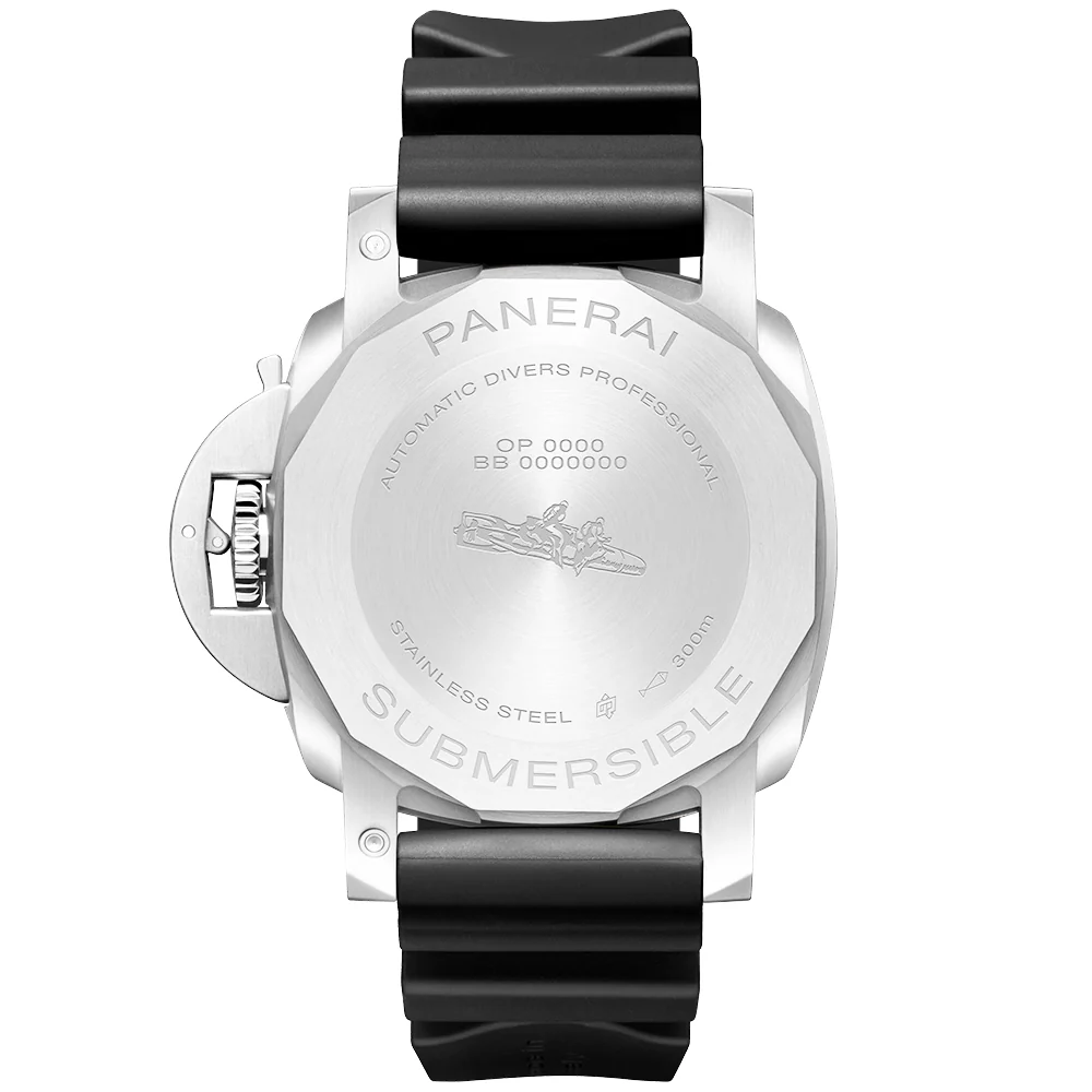 Submersible Bianco 42mm White Dial Automatic Mens Strap Watch - Image 5