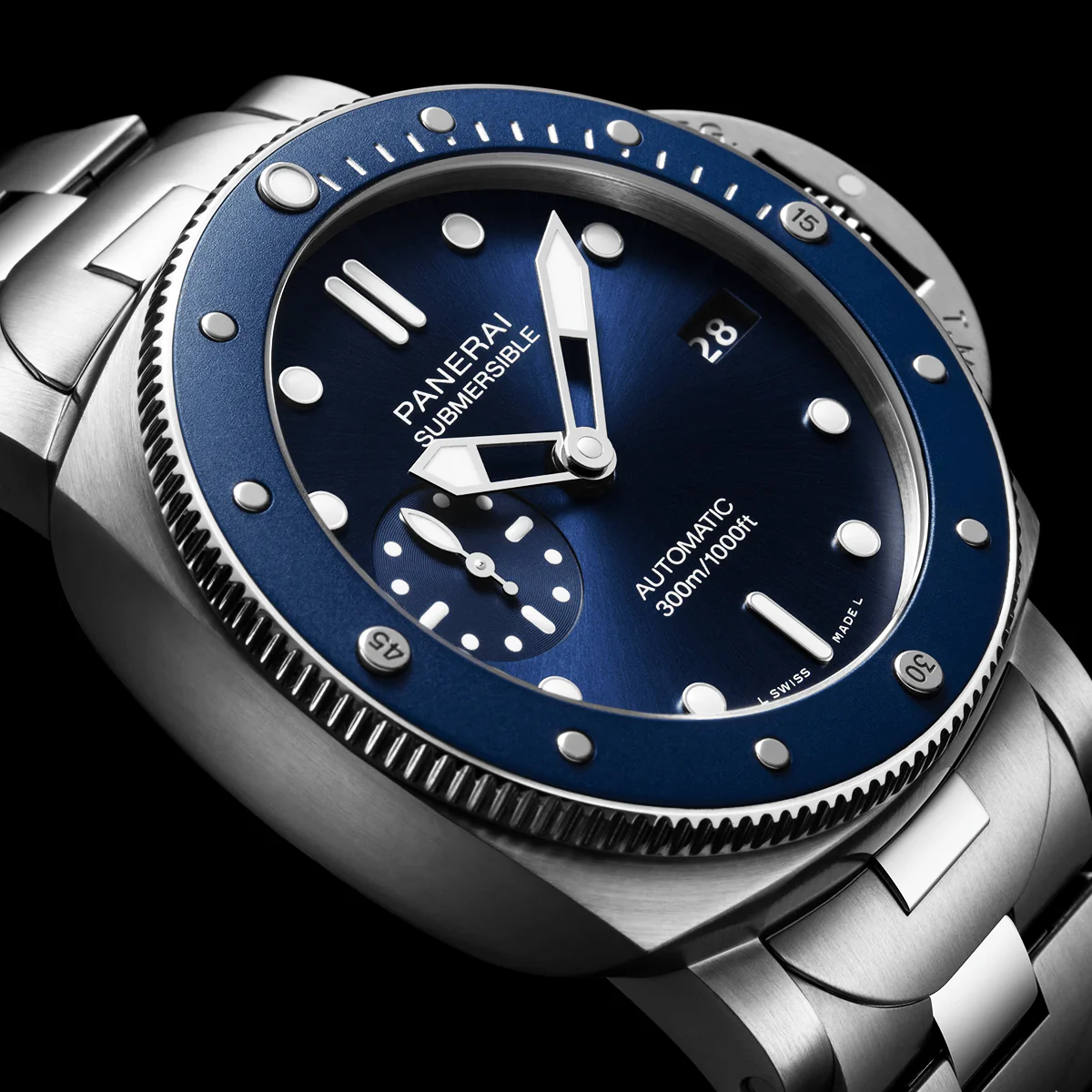 Submersible Blu Notte 42mm Automatic Bracelet Watch - Image 2