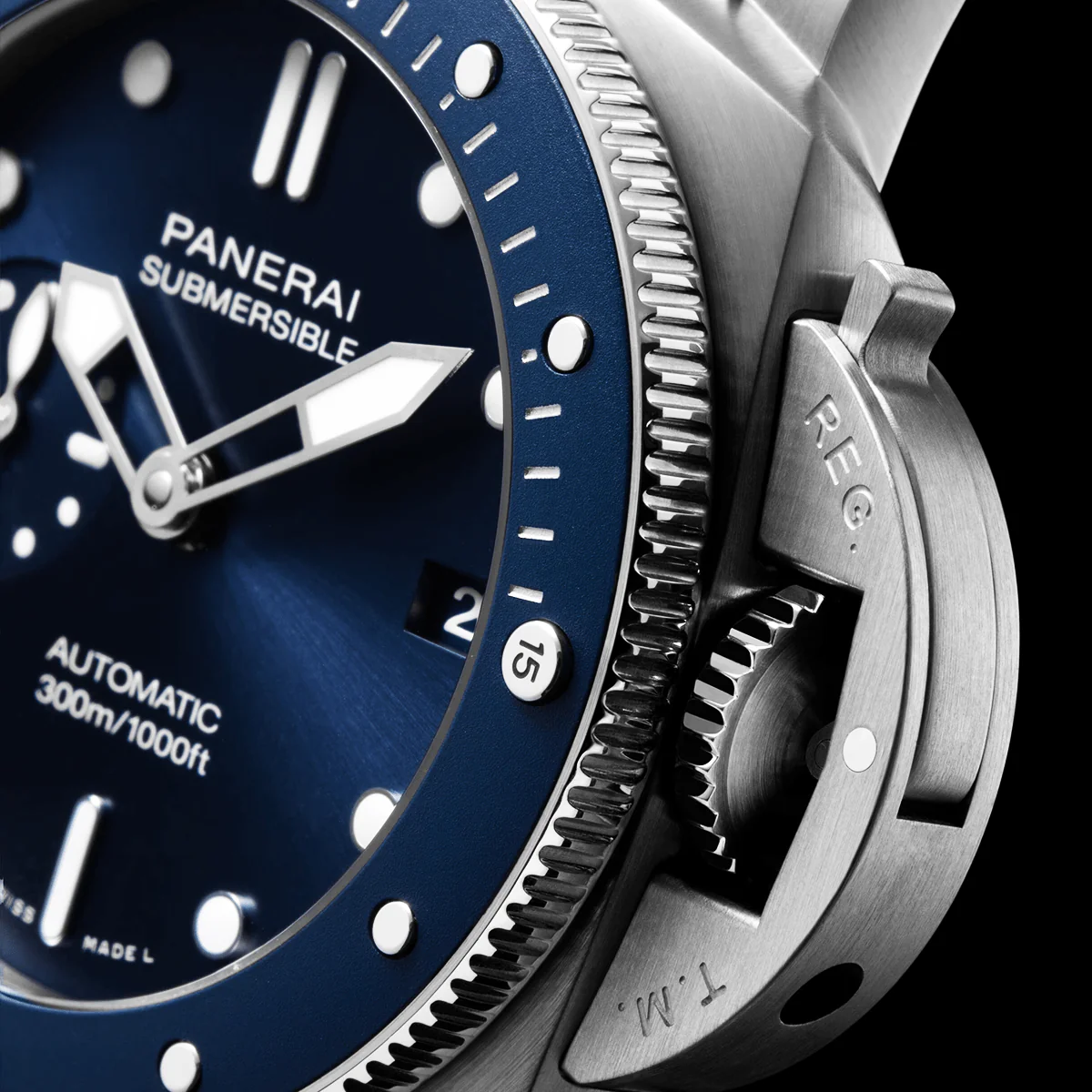 Submersible Blu Notte 42mm Automatic Bracelet Watch - Image 3