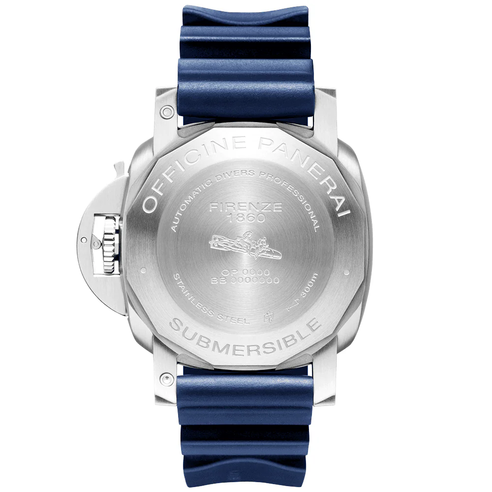 Submersible 42mm Shark Grey Dial & Blue Ceramic Bezel Automatic Watch - Image 2