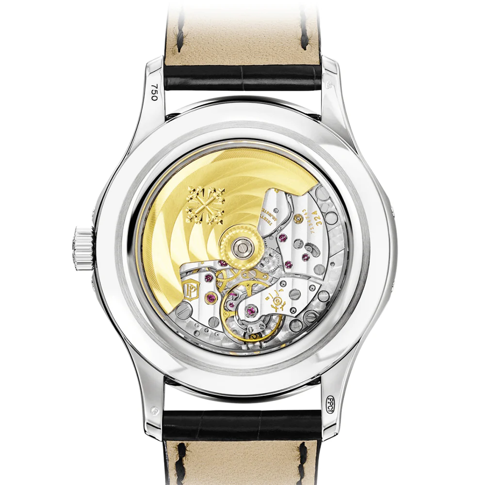 Annual Calendar 18ct White Gold 40mm Blue Sunburst Dial Men's Watch - Image 4