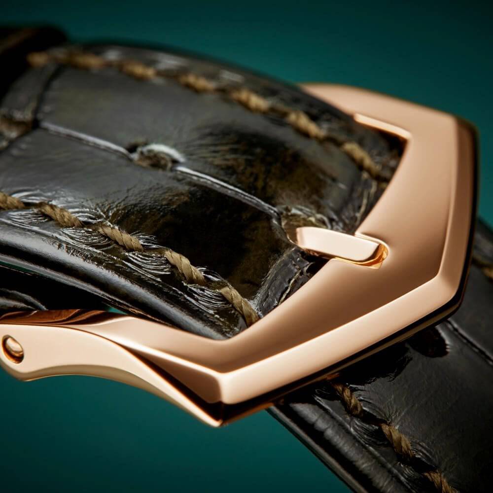 Annual Calendar 18ct Rose Gold 40mm Olive Green Dial Men's Watch - Image 4