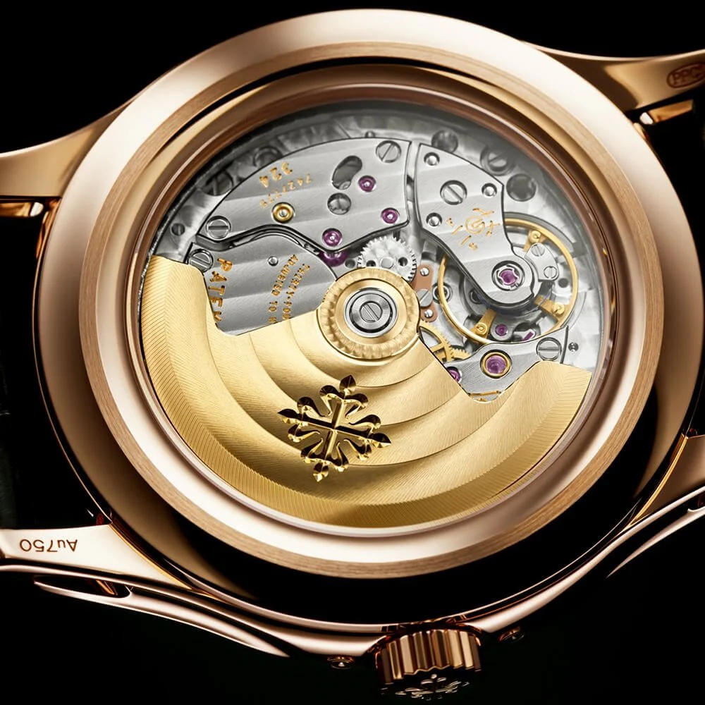 Annual Calendar 18ct Rose Gold 40mm Olive Green Dial Men's Watch - Image 5