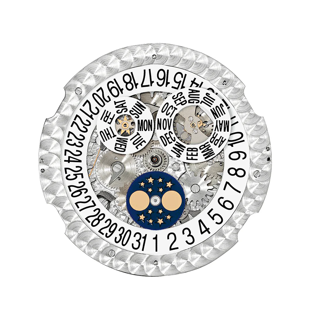 Annual Calendar 38mm 18ct Rose Gold Men's Strap Watch - Image 3