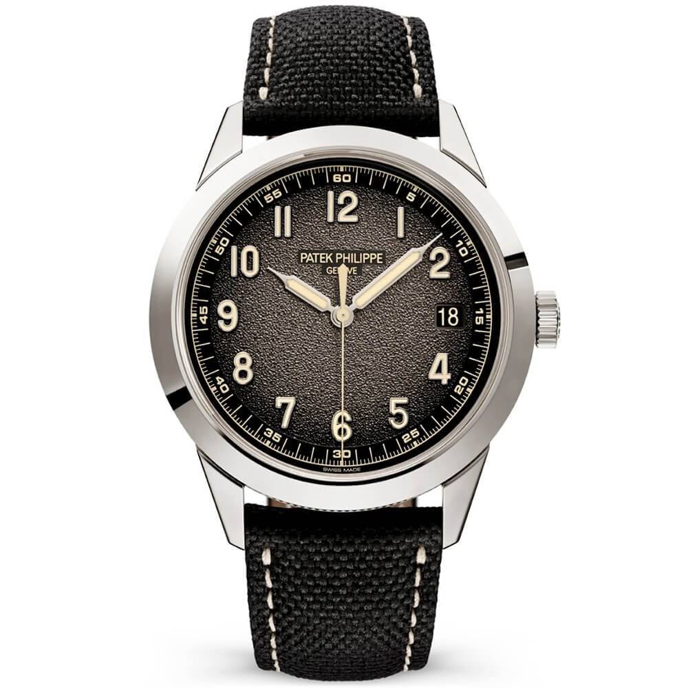 Calatrava 40mm 18ct White Gold Anthracite Dial Automatic Watch - Image 2