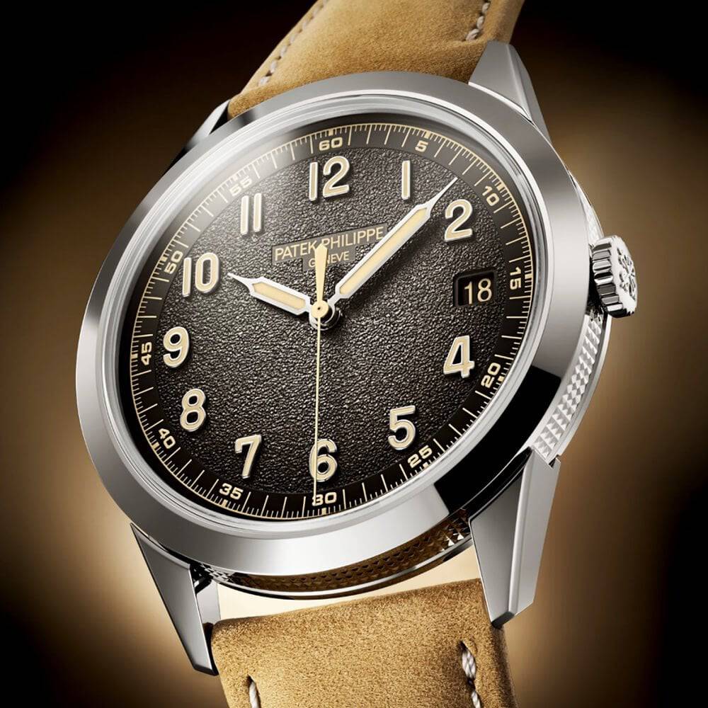 Calatrava 40mm 18ct White Gold Anthracite Dial Automatic Watch - Image 3