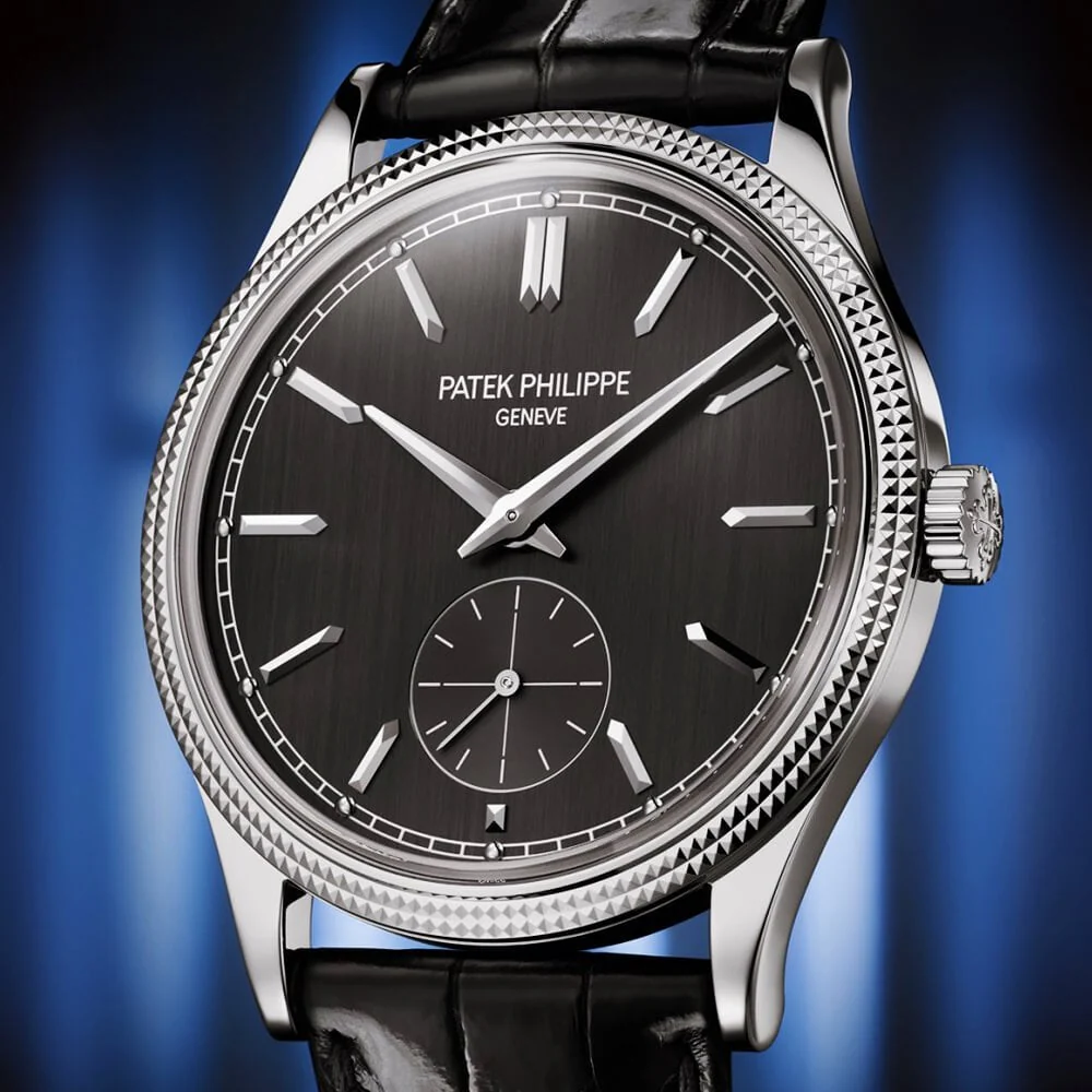 Calatrava 39mm 18ct White Gold Charcoal Grey Dial Manual-Wind Watch - Image 2