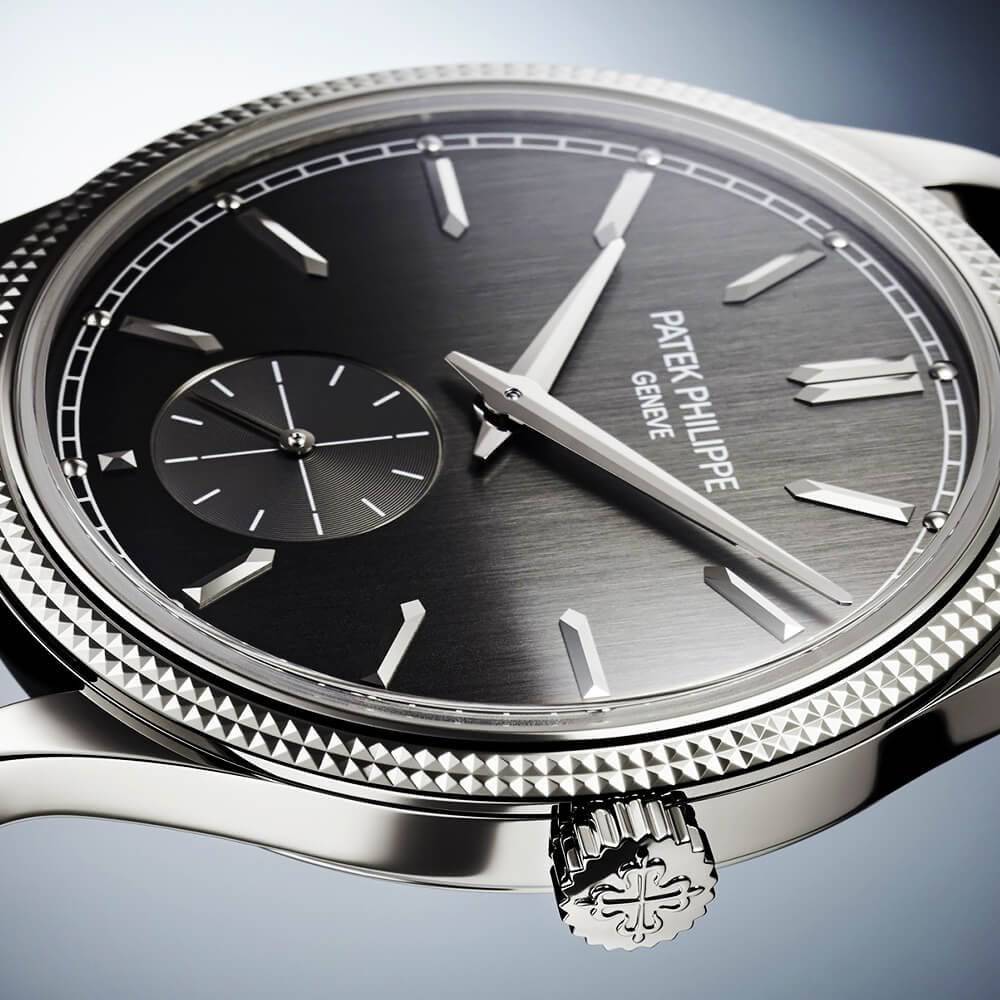 Calatrava 39mm 18ct White Gold Charcoal Grey Dial Manual-Wind Watch - Image 6