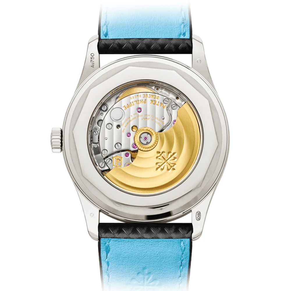 Calatrava 18ct White Gold 40mm Ebony/Blue Dial Men's Automatic Watch - Image 4
