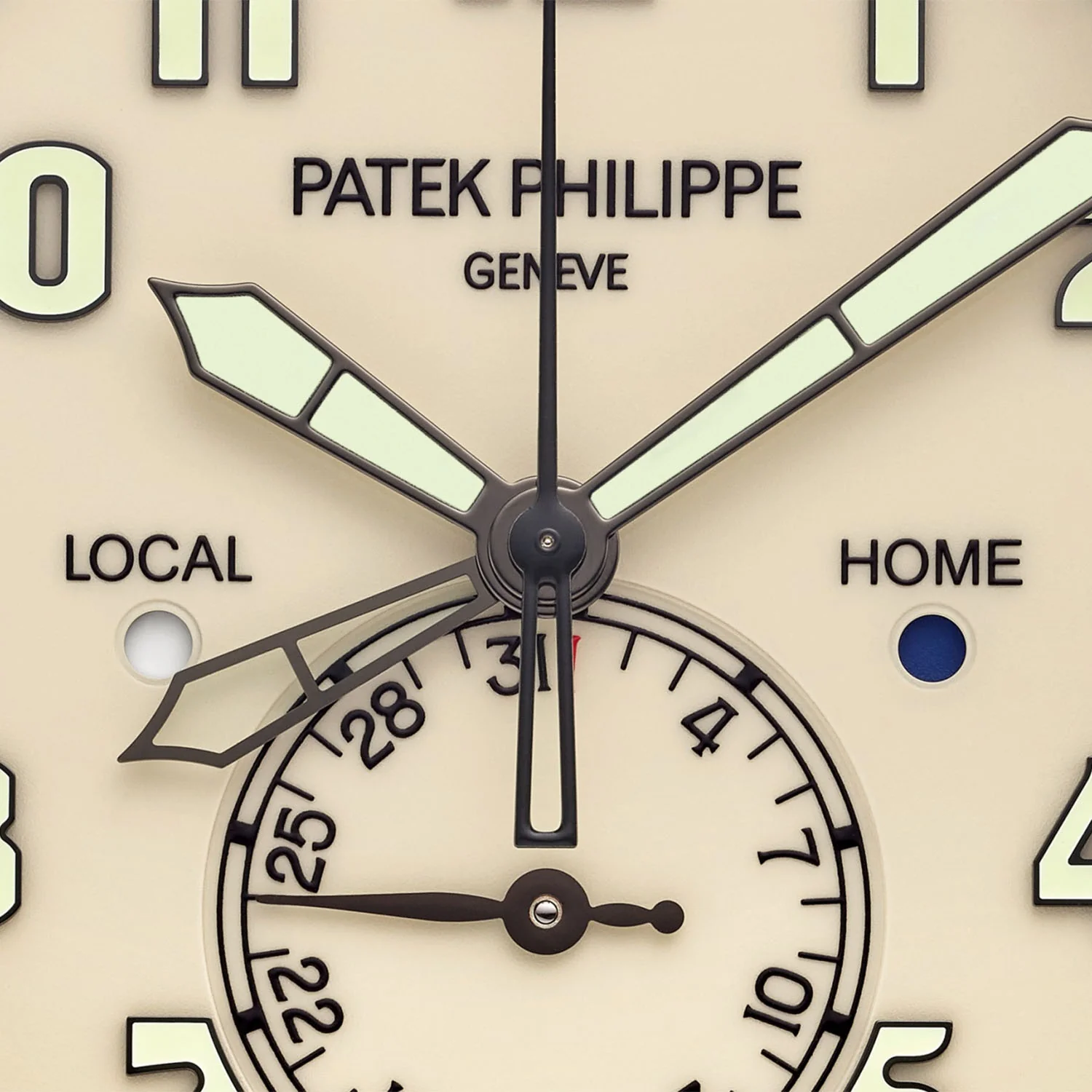Calatrava Pilot Travel Time 42mm 18ct White Gold Ivory Dial Watch - Image 5