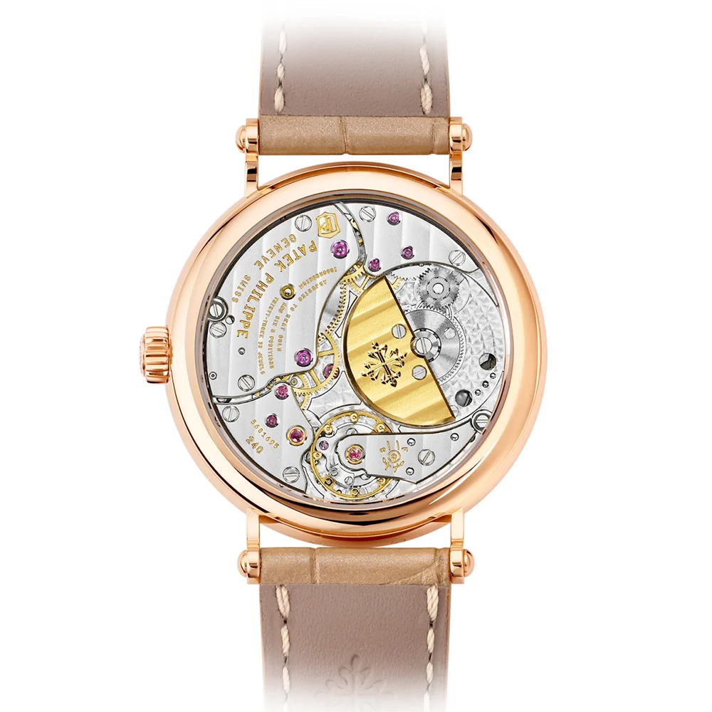 Calatrava Ultra-Thin 34.6mm 18ct Rose Gold Ladies Watch - Image 3