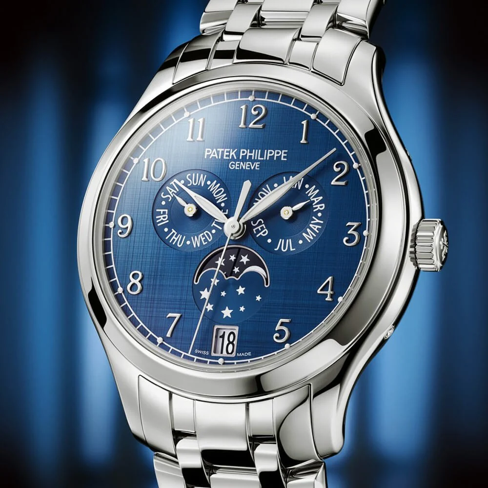 Complications Annual Calendar 38mm Blue Dial Automatic Bracelet Watch - Image 5