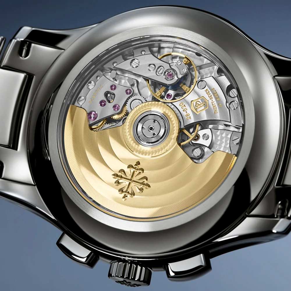 Complications Flyback Chronograph Annual Calendar Green Dial Watch - Image 6