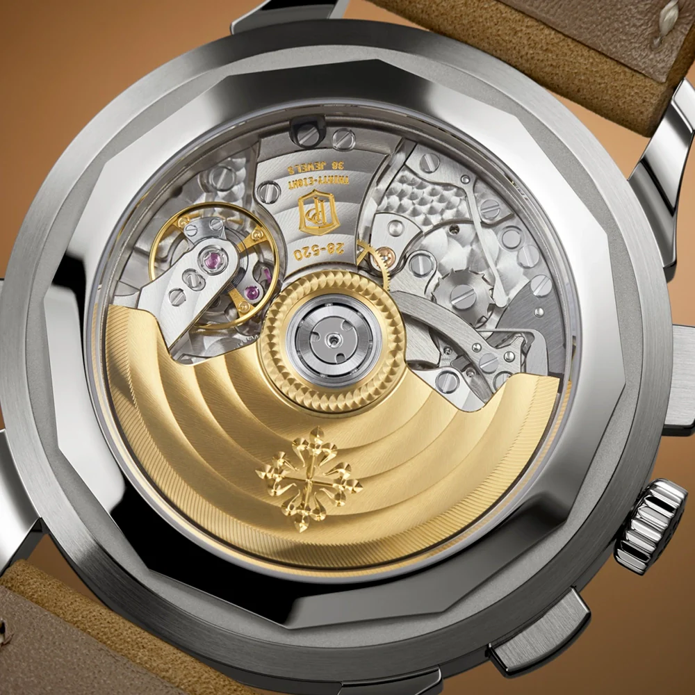 Complications World Time Flyback Chronograph Rose-Gilt Dial Watch - Image 6