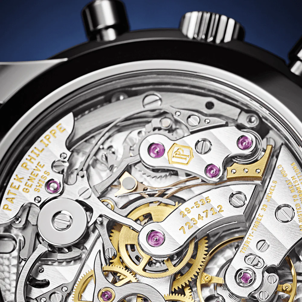 Complications 41mm Blue Dial Manual-Wind Chronograph Watch - Image 4