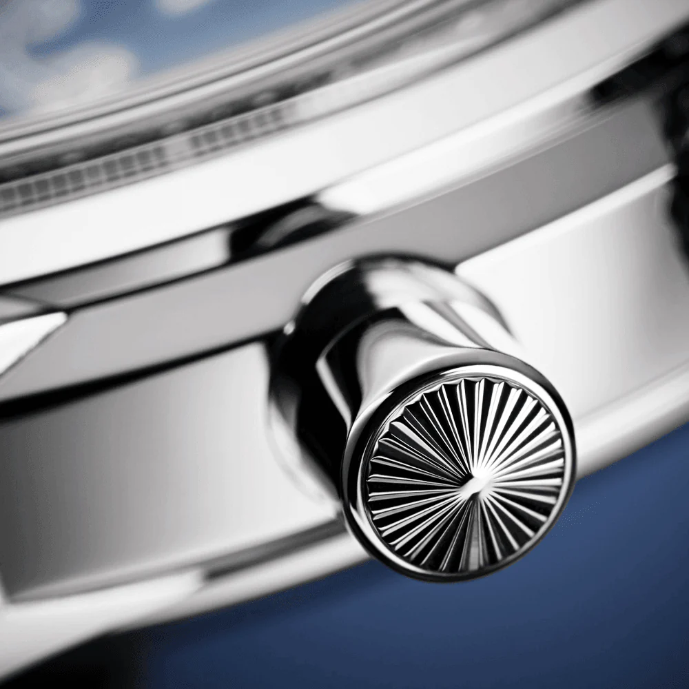 Complications 41mm Blue Dial Manual-Wind Chronograph Watch - Image 6