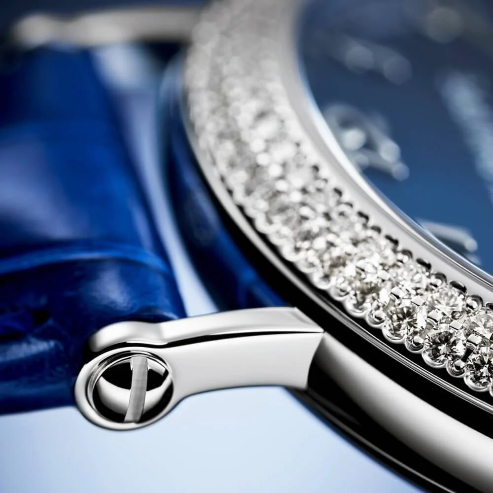 Complications Moonphase 33mm Blue Sunburst Dial Ladies Watch - Image 4
