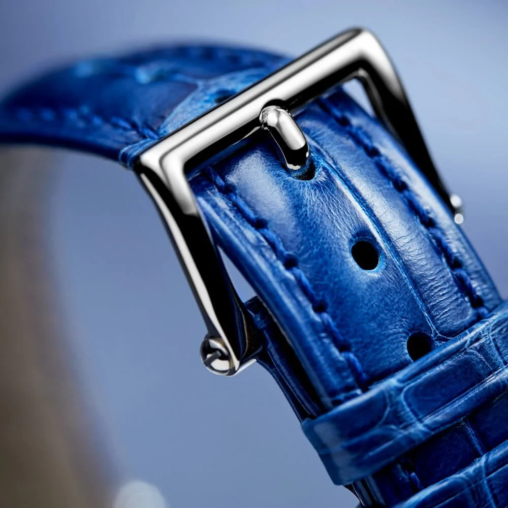 Complications Moonphase 33mm Blue Sunburst Dial Ladies Watch - Image 7