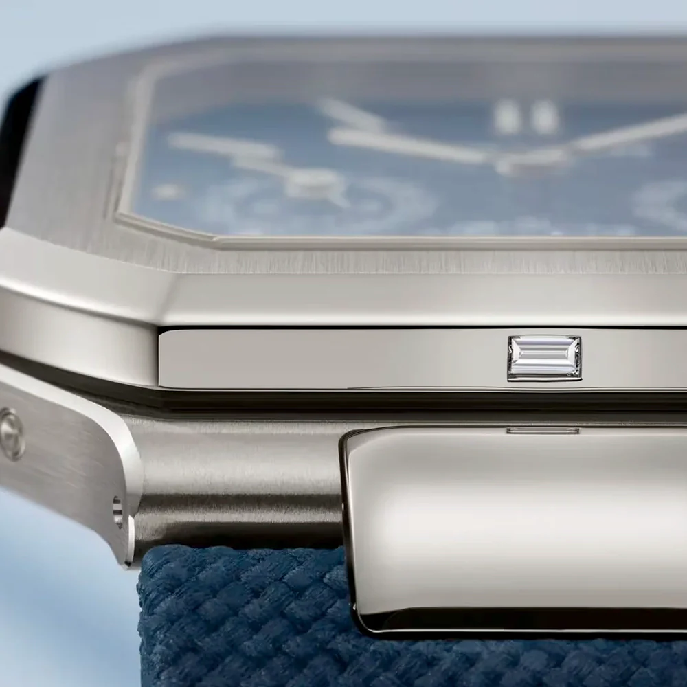 Cubitus Perpetual Calendar 45mm Platinum Skeleton Blue Dial Watch - Image 6