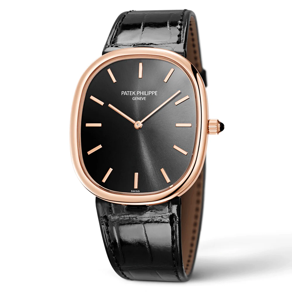 Golden Ellipse 18ct Rose Gold Black Dial Men's Automatic Watch - Image 3