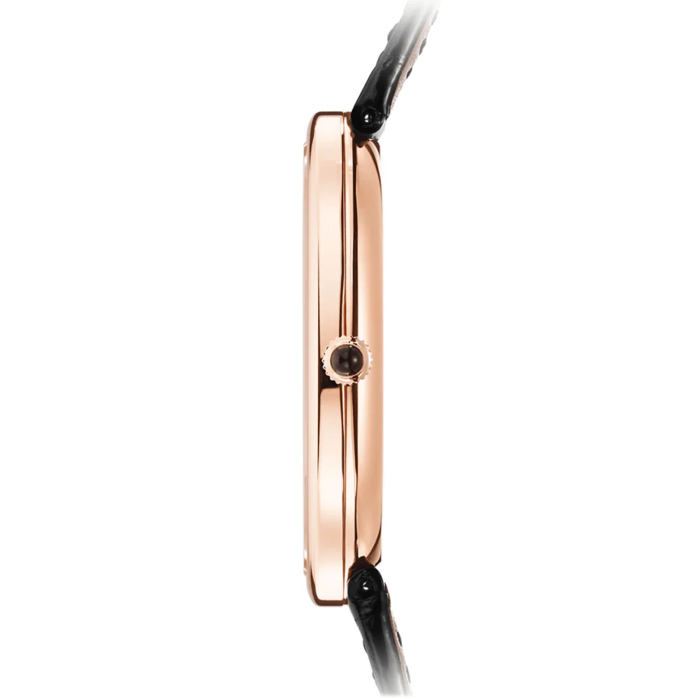 Golden Ellipse 18ct Rose Gold Black Dial Men's Automatic Watch - Image 5