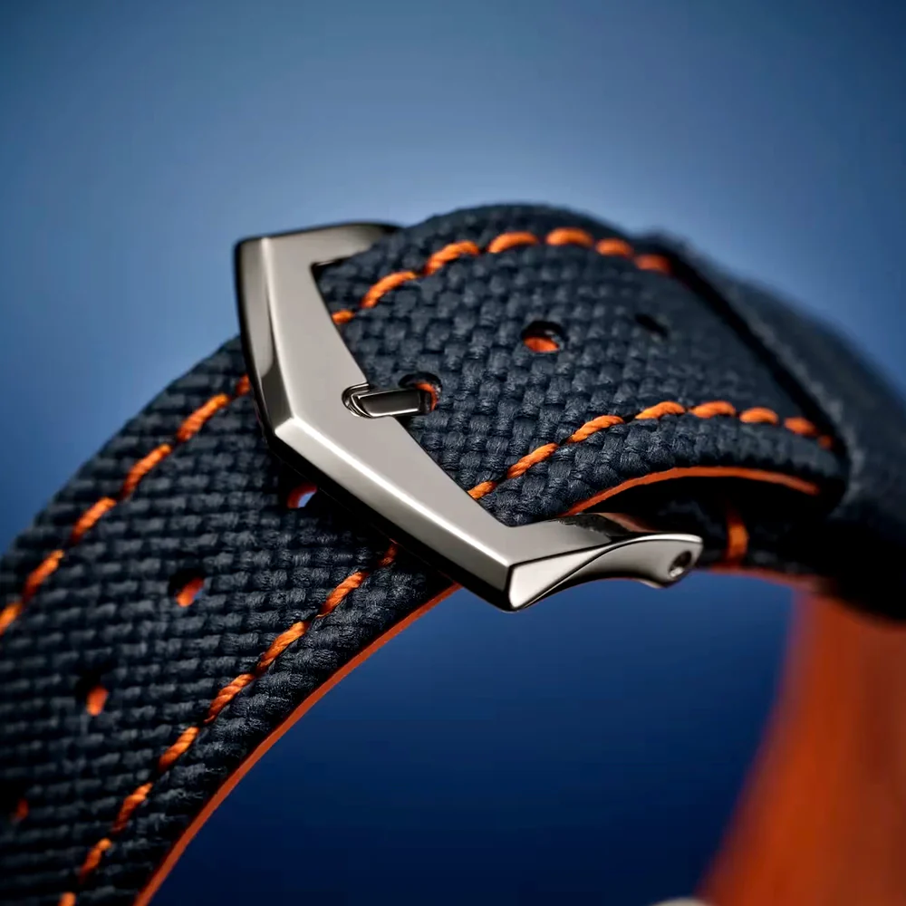 Grand Complications Minute-Repeater 18ct White Gold Blue Carbon Dial Watch - Image 6