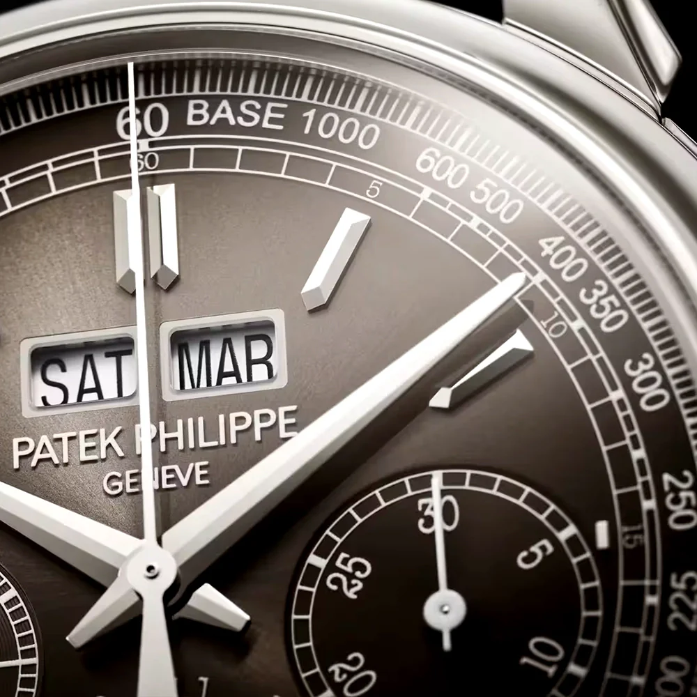 Grand Complications Perpetual Calendar Platinum Charcoal Dial Watch - Image 3