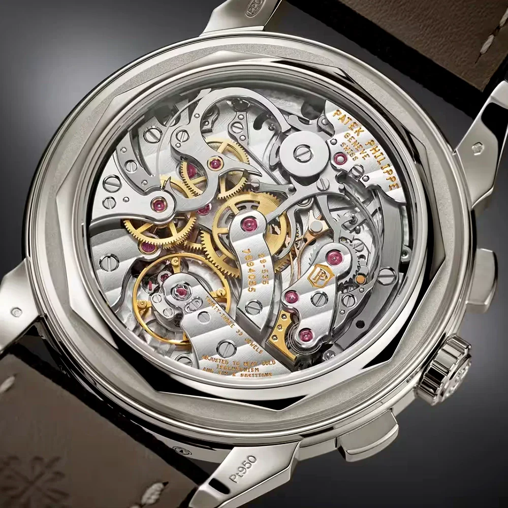 Grand Complications Perpetual Calendar Platinum Charcoal Dial Watch - Image 6