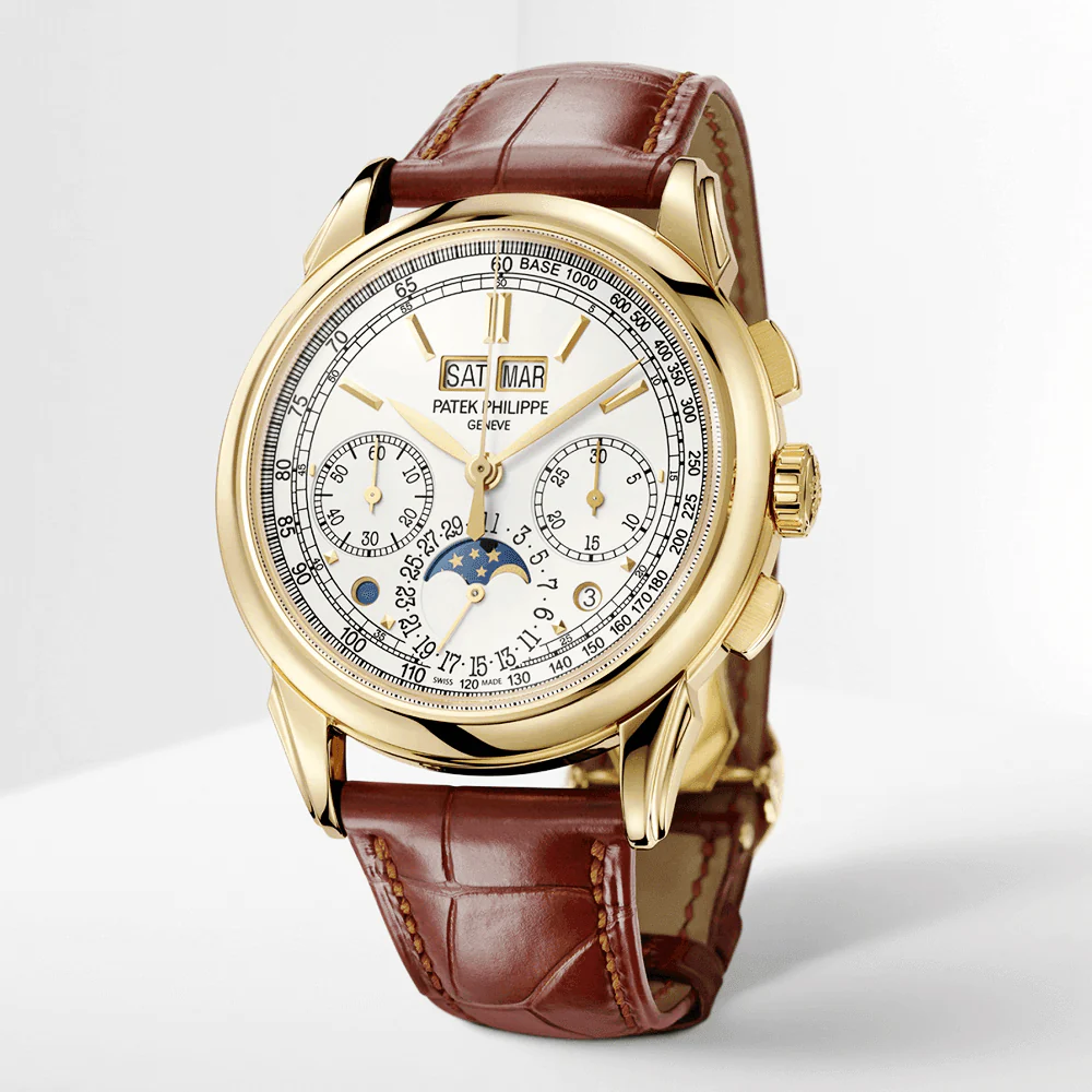 Grand Complications 41mm 18ct Yellow Gold Perpetual Calendar Watch - Image 10