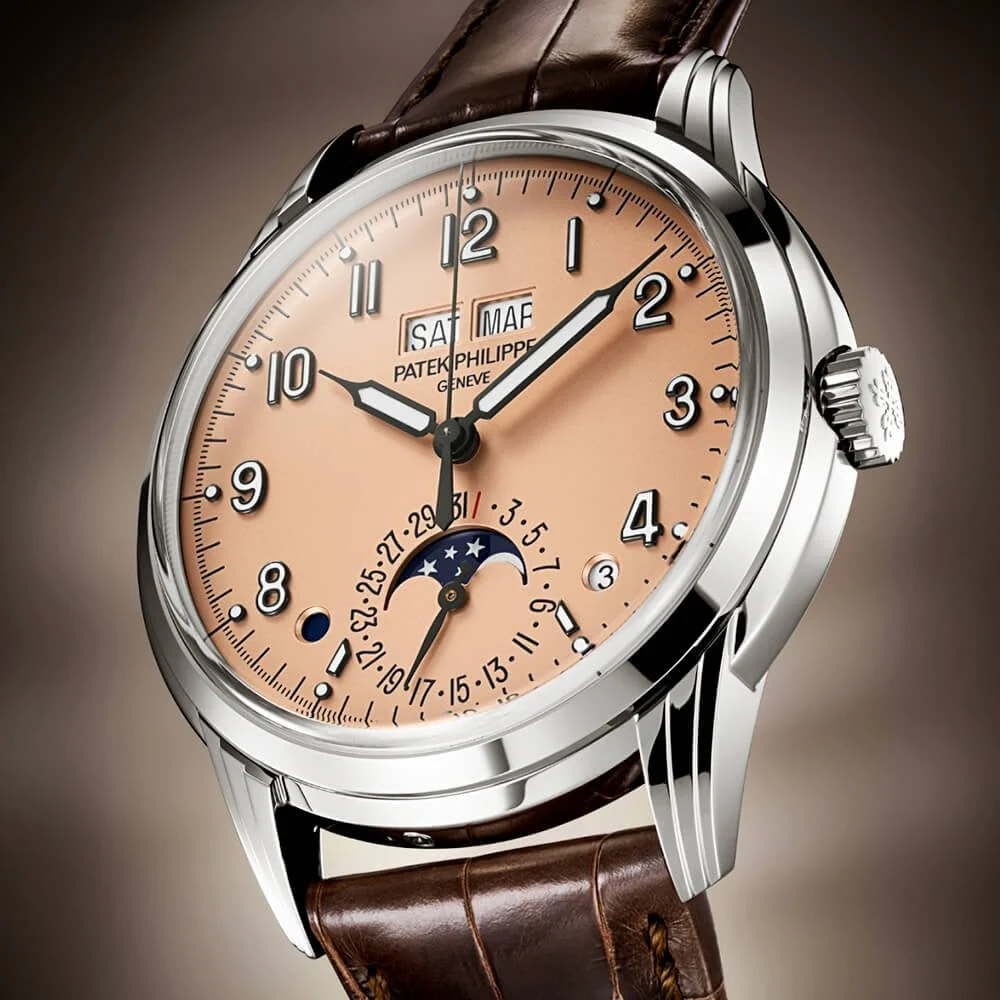 Grand Complications 40mm Rose-Gilt Dial Men's Perpetual Calendar Watch - Image 4
